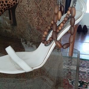 White Sergio rossi white high heels